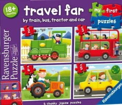 Ravensburger - 2 3 4 5Pc Travel Far My First Puzzle