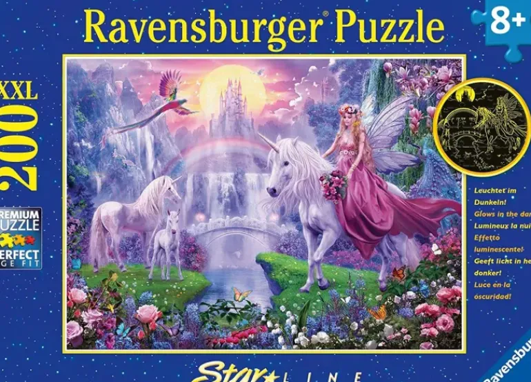 Ravensburger - 200Pc Unicorn Kingdom Puzzle
