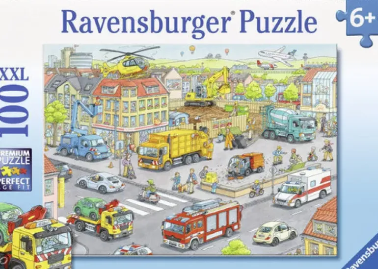 Ravensburger - 100Pc Vehicles in the City Puzzle