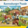 Ravensburger - 3 x 49Pc A Day with Horses Puzzle