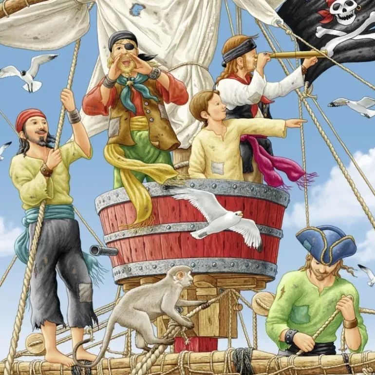Ravensburger - 3 x 49Pc Adventure On The High Seas Puzzle