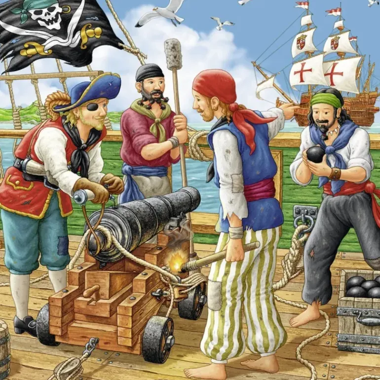 Ravensburger - 3 x 49Pc Adventure On The High Seas Puzzle