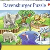 Ravensburger - 2 x 12Pc Animals in the Zoo Puzzle