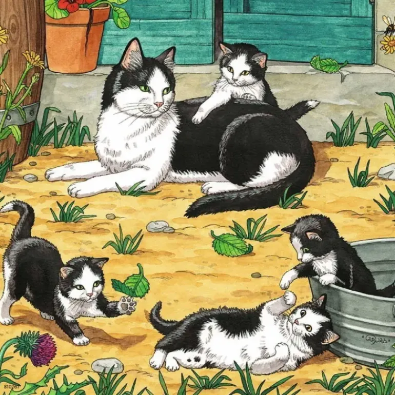 Ravensburger - 3 x 49Pc Cats And Dogs Puzzle