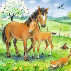 Ravensburger - 3 x 49Pc Cuddle Time Puzzle