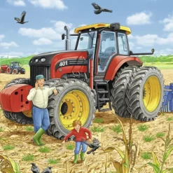 Ravensburger - 3 x 49Pc Giant Vehicles Puzzle