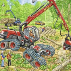 Ravensburger - 3 x 49Pc Giant Vehicles Puzzle