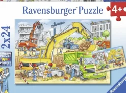 Ravensburger - 2 x 24Pc Hard at Work Puzzle