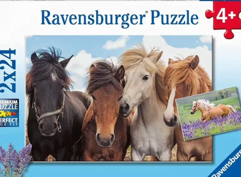 Ravensburger - 2 x 24Pc Horse Friends Puzzle