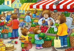 Ravensburger - 2 x 12Pc Lets Go Shopping Puzzle
