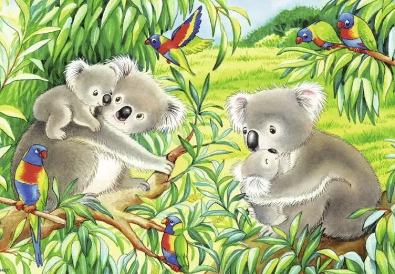 Ravensburger - 2 x 24Pc Sweet Koalas and Pandas Puzzle