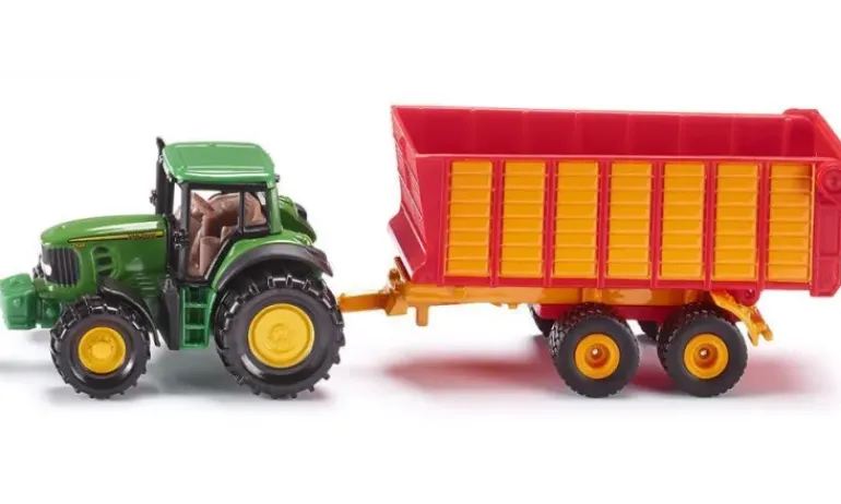 Siku - John Deere with Silage Trailer