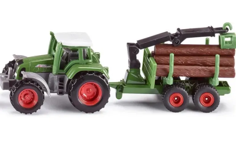 Siku - Tractor with Forestry Trailer