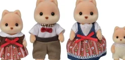 Sylvanian Families - Caramel Dog Family