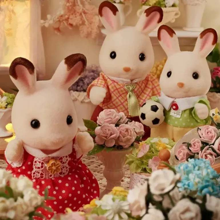 Sylvanian Families - Chocolate Rabbit Family