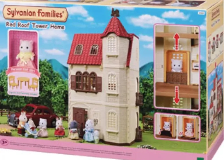 Sylvanian Families - Red Roof Tower Home