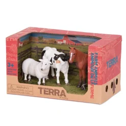 Terra - Farm Animals (3) Bull, Sheep, Horse
