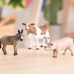 Terra - Farm Animals (3) Donkey, Pig & Cow