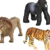 Terra - Jungle Animals (3) Lion, Tiger & Gorilla Set