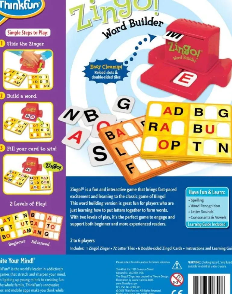 Thinkfun - Zingo! Word Builder Game