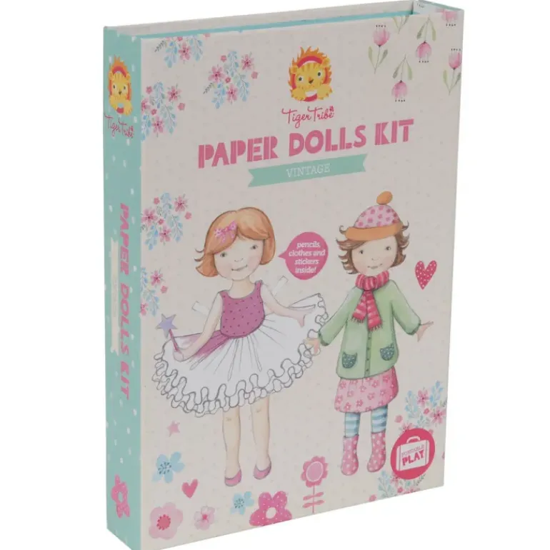 Tiger Tribe - Creative Paper Dolls Kit Vintage