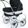 Valco - Mini Princess Dolls Pram - Raven Black
