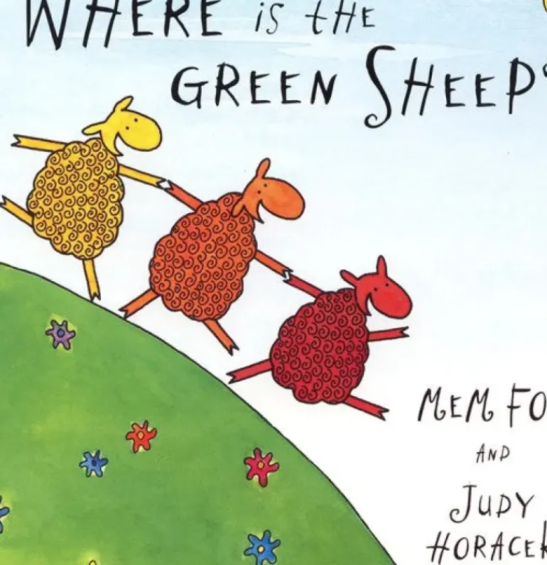 Where is the Green Sheep? (Board Book)