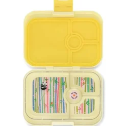 Yumbox - Bento Panino 4 Compartment Yellow Panda